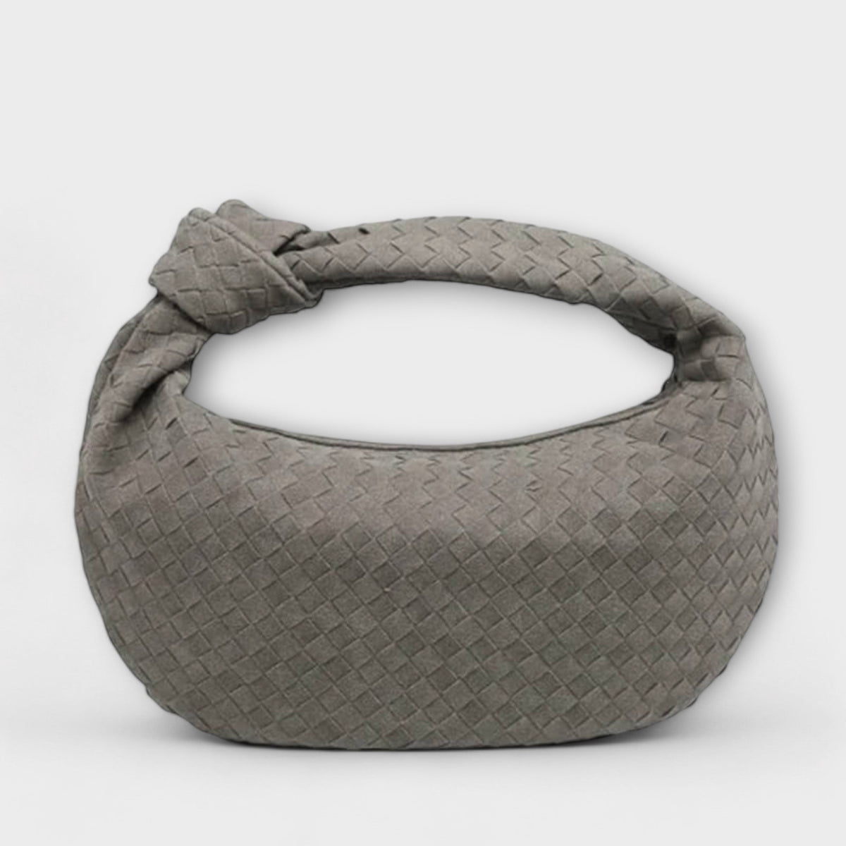 Women's Large Woven Handbag – Knot Detail