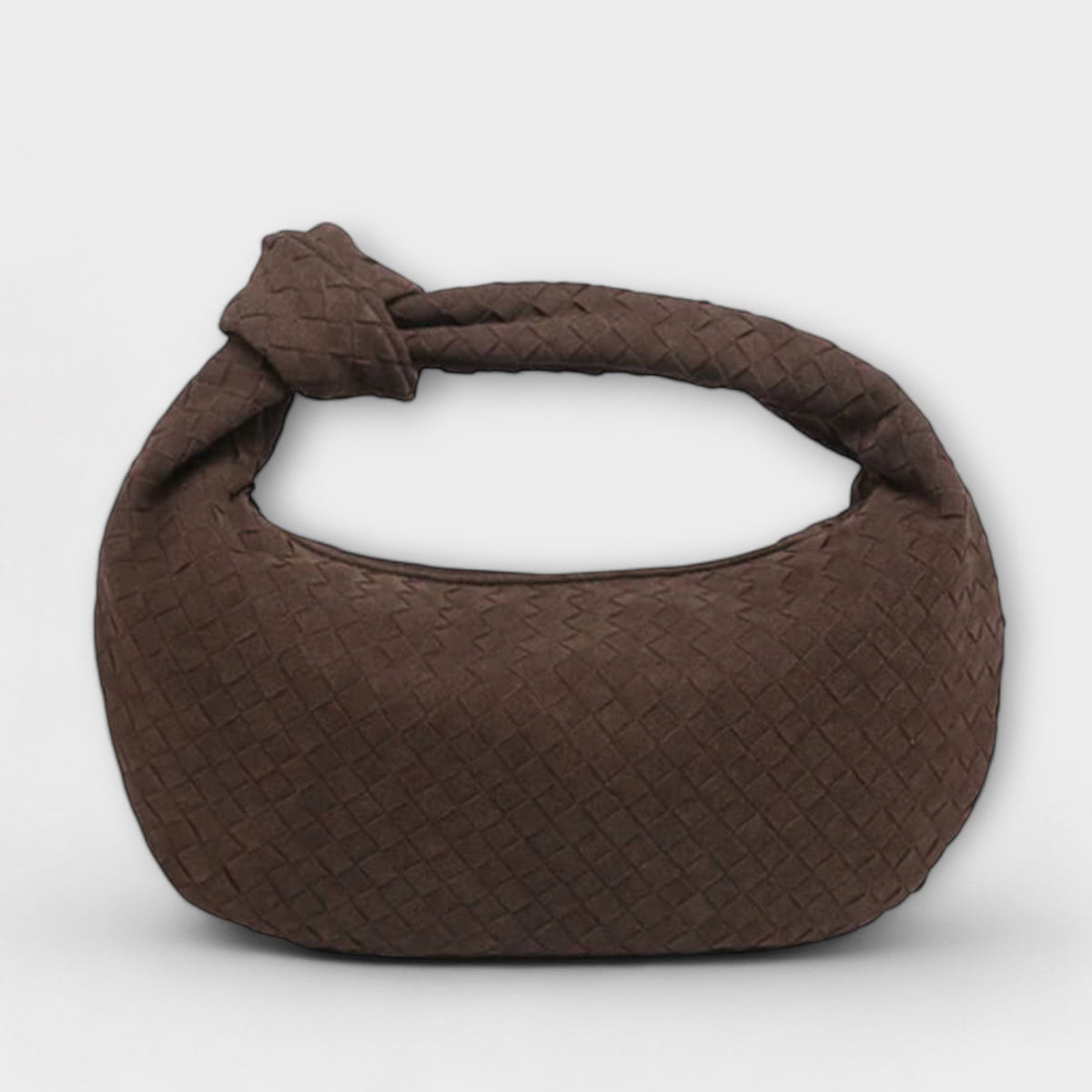 Women's Large Woven Handbag – Knot Detail