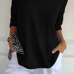 Ella | Women’s Comfy Casual V-Neck Pullover Top - Image 4
