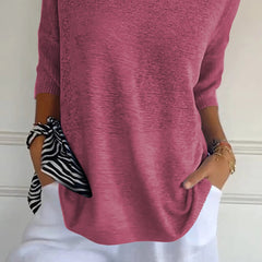 Ella | Women’s Comfy Casual V-Neck Pullover Top - Image 5
