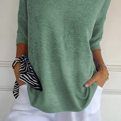 Ella | Women’s Comfy Casual V-Neck Pullover Top - Image 3