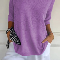 Ella | Women’s Comfy Casual V-Neck Pullover Top - Image 6