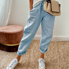 Lina | Linen Wide-Leg Pants - Image 2