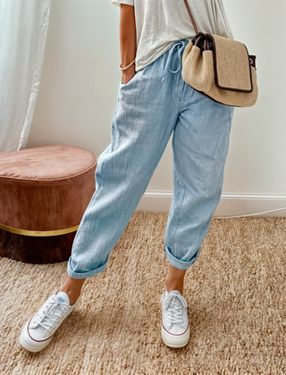 Lina | Linen Wide-Leg Pants - Image 2