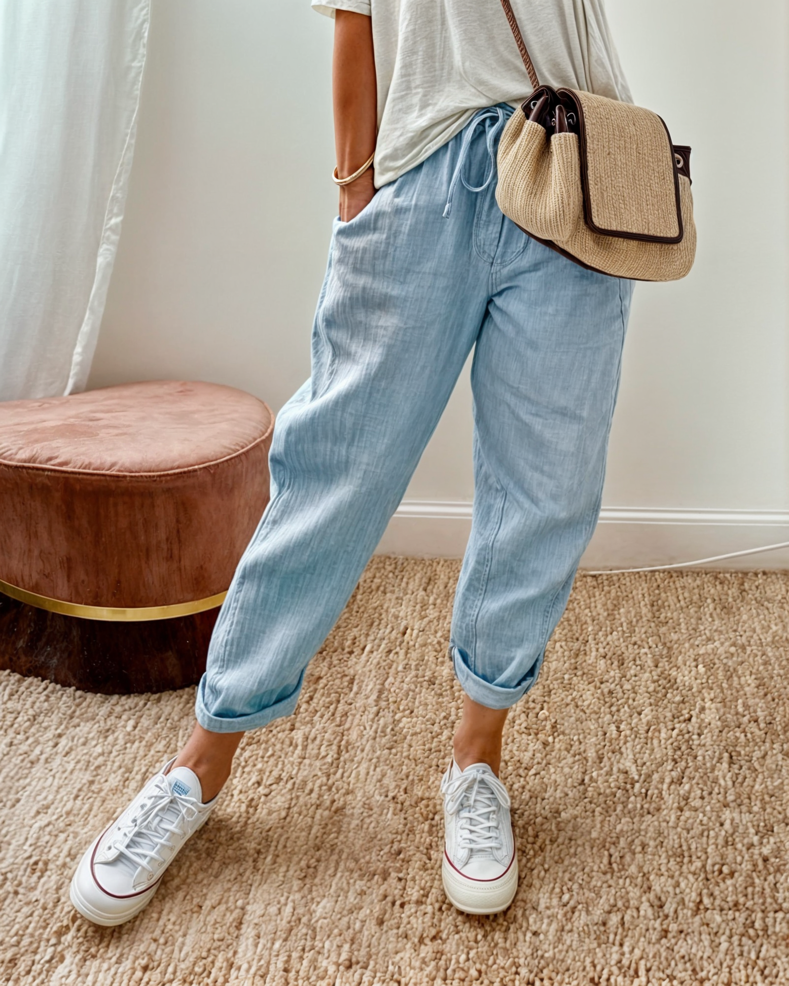 Lina | Linen Wide-Leg Pants - Image 2