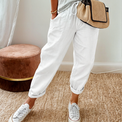 Lina | Linen Wide-Leg Pants - Image 3