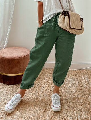 Lina | Linen Wide-Leg Pants - Image 4