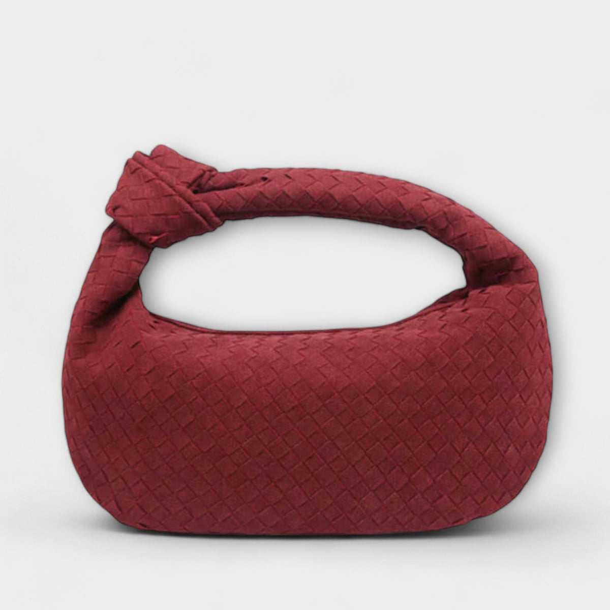 Women's Large Woven Handbag – Knot Detail