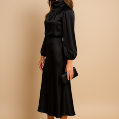 Kriz | High Waist Midi Dress - Image 4