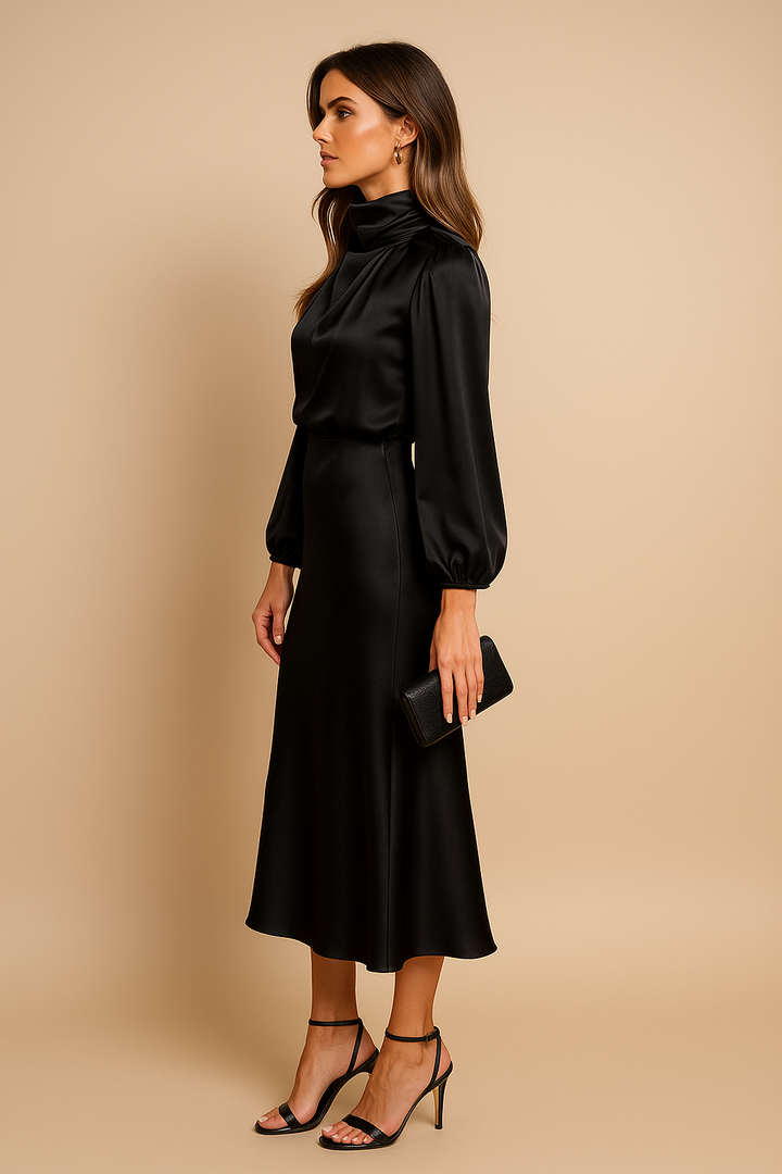 Kriz | High Waist Midi Dress - Image 4
