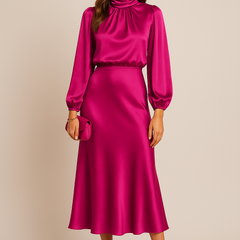 Kriz | High Waist Midi Dress - Image 7