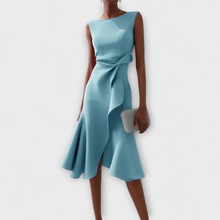 Ariane | Pleated Midi Dress - Image 5