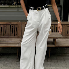 Julia | Women’s Relaxed-Fit Wide-Leg Office Pants - Image 3