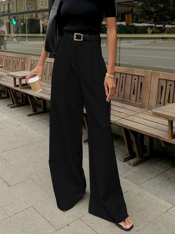 Julia | Women’s Relaxed-Fit Wide-Leg Office Pants - Image 2