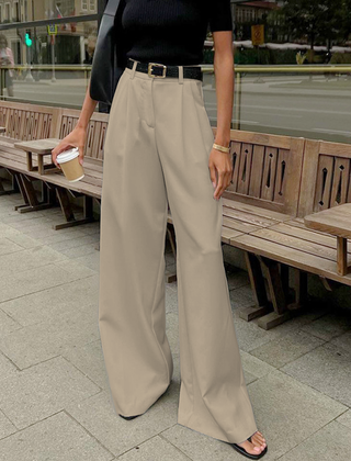 Julia | Women’s Relaxed-Fit Wide-Leg Office Pants - Image 5