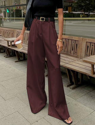 Julia | Women’s Relaxed-Fit Wide-Leg Office Pants - Image 6