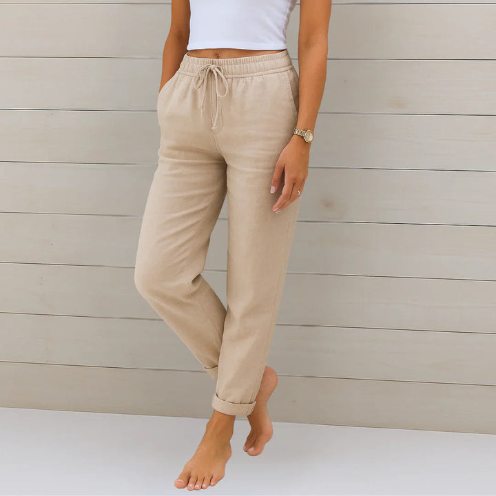 Ellaine | Linen Stretch Pants - Image 1