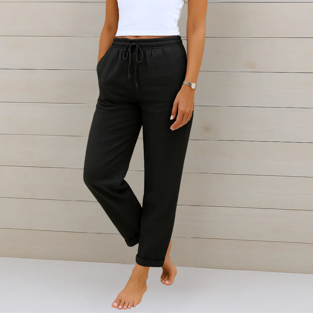 Ellaine | Linen Stretch Pants - Image 4