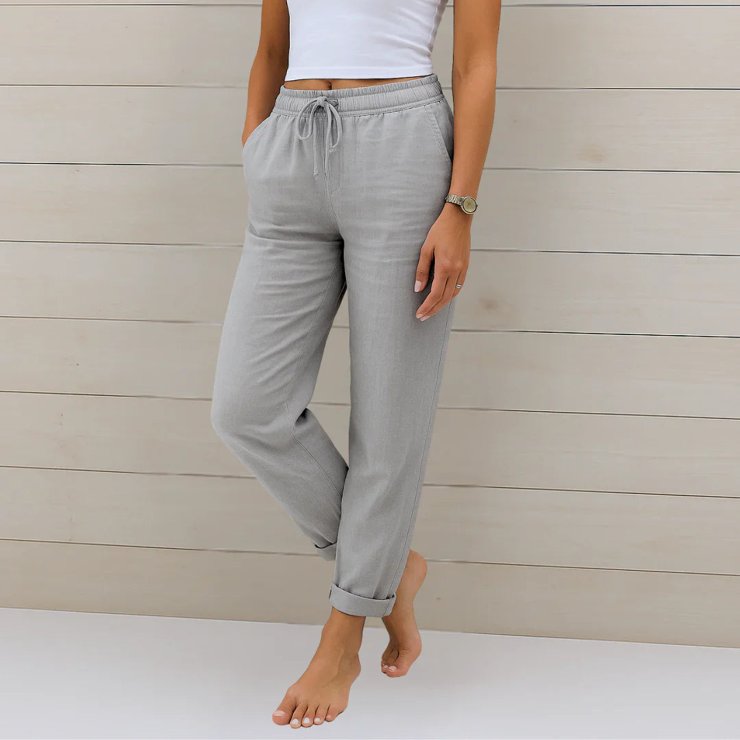 Ellaine | Linen Stretch Pants - Image 5