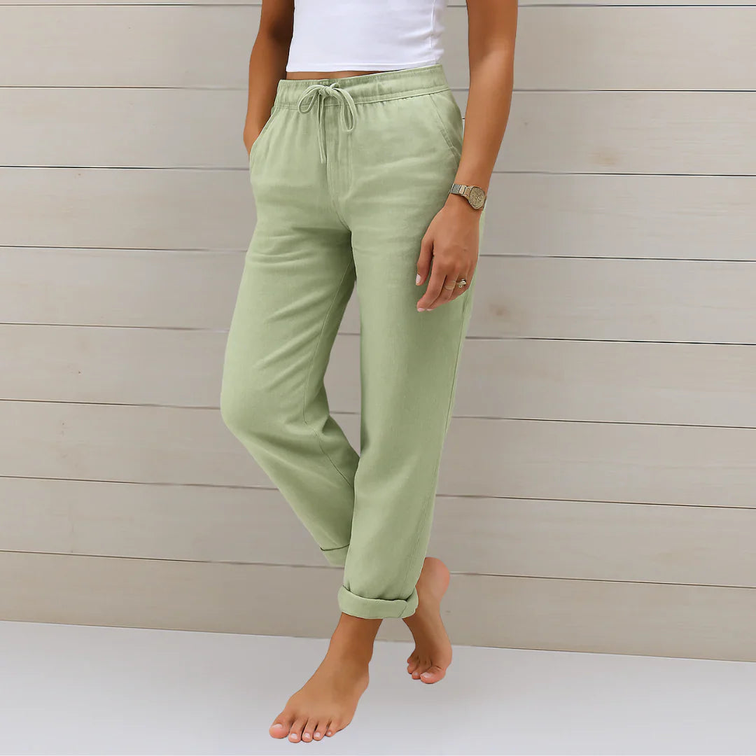 Ellaine | Linen Stretch Pants - Image 7