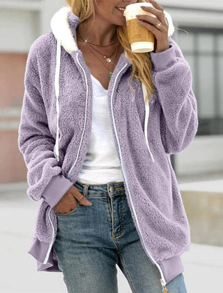 Emma | Women’s Winter Fleece Hoodie Jacket With Hood 1