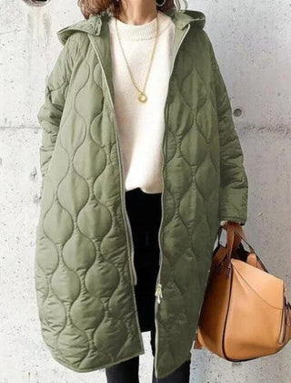 Gabriela | Women’s Winter Quilted Coat With Hood 0