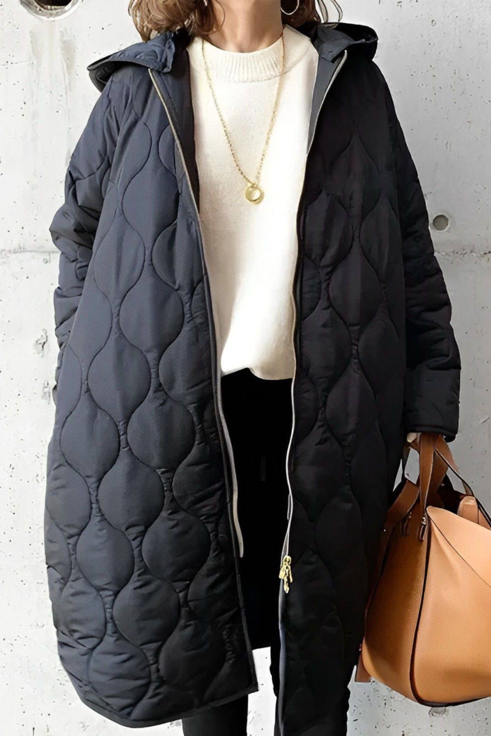 Gabriela | Women’s Winter Quilted Coat With Hood 1