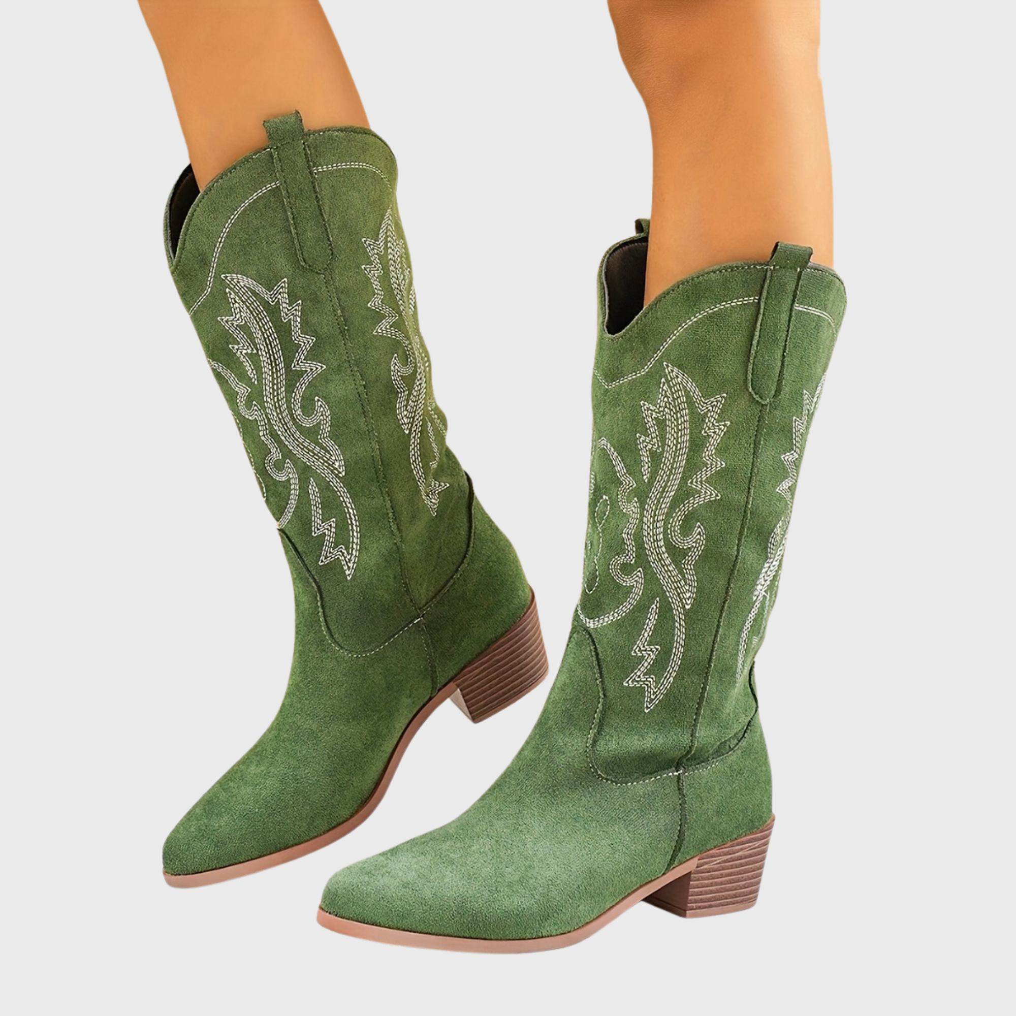 Lila | Women’s Wide Calf Cowgirl Boots With Block Heel 2
