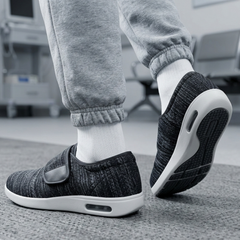 Men's Breathable Mesh Extra-Wide Shoes | Comfortable Adjustable Straps for Sensitive Feet 1