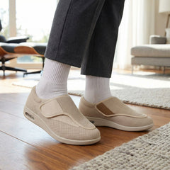 Men's Breathable Mesh Extra-Wide Shoes | Comfortable Adjustable Straps for Sensitive Feet 2