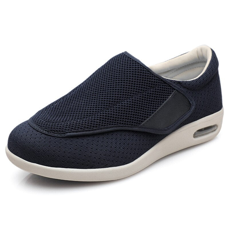 Men's Breathable Mesh Extra-Wide Shoes | Comfortable Adjustable Straps for Sensitive Feet 4