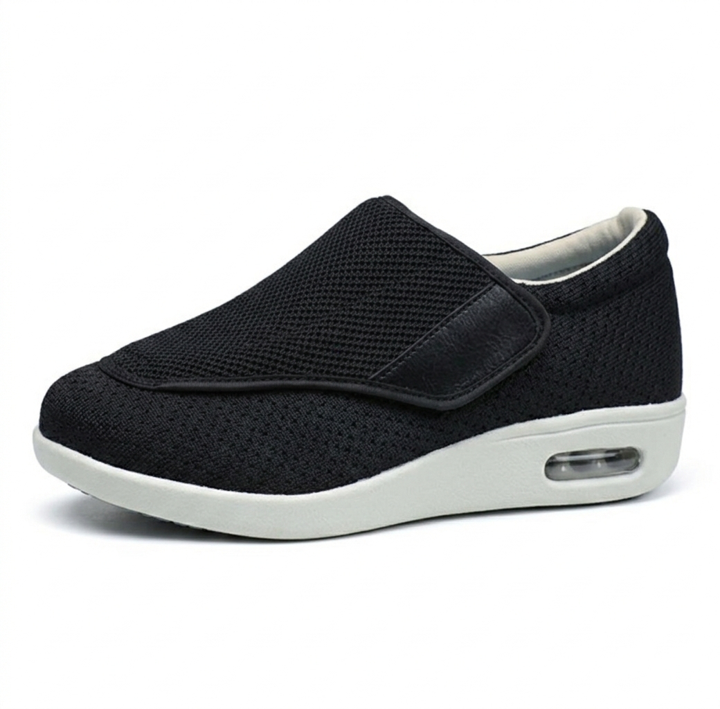 Men's Breathable Mesh Extra-Wide Shoes | Comfortable Adjustable Straps for Sensitive Feet 6