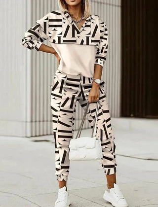 Zora | Women’s Modern Casual Zipper Top Tracksuit - Image 3