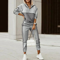 Zora | Women’s Modern Casual Zipper Top Tracksuit - Image 4