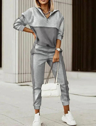 Zora | Women’s Modern Casual Zipper Top Tracksuit - Image 4