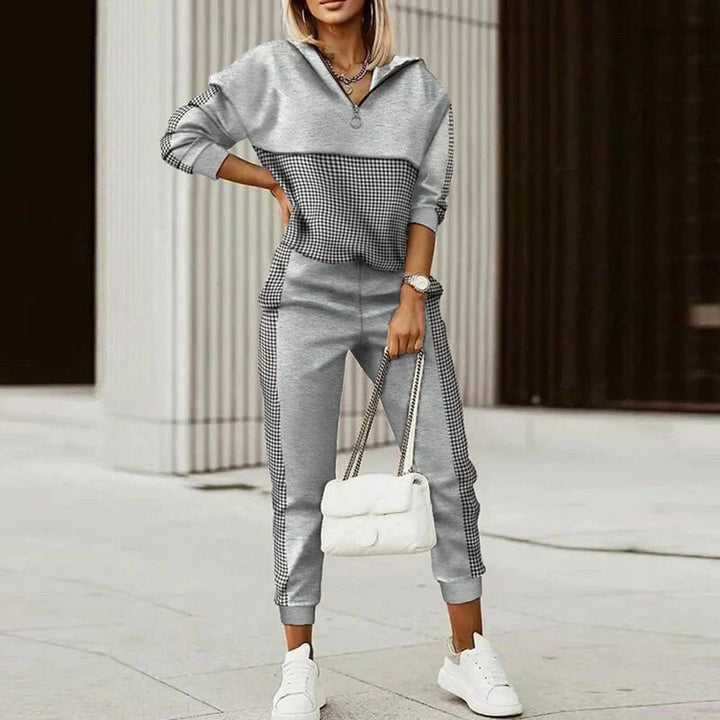 Zora | Women’s Modern Casual Zipper Top Tracksuit - Image 4