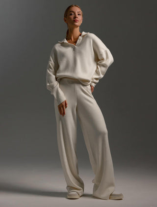 Hannah | Women’s Collared Two Piece Relaxed Fit Lounge Set - Image 1