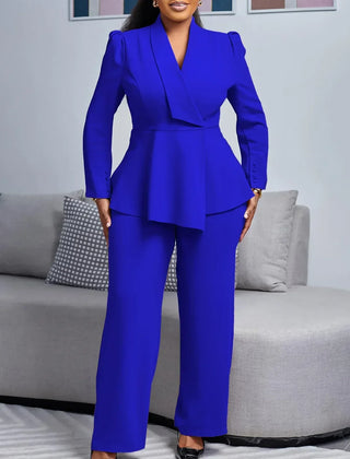 Catherine | Chic Formal Suit Set with Tailored Long Blazer for Women - Image 3