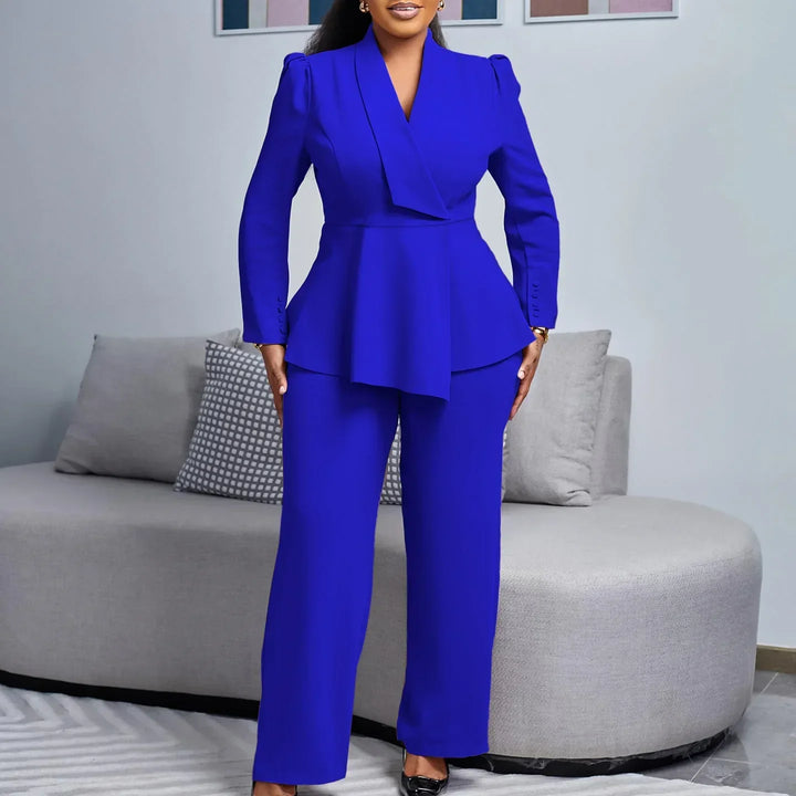 Catherine | Chic Formal Suit Set with Tailored Long Blazer for Women - Image 3