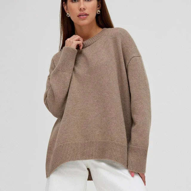 Abigail | Women’s Winter Sweater with Ribbed Cuffs - Image 2