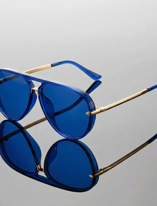 Unisex Double Bridge Aviator Sunglasses | Stylish Lightweight All-Season Eyewear 1