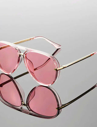 Unisex Double Bridge Aviator Sunglasses | Stylish Lightweight All-Season Eyewear 2