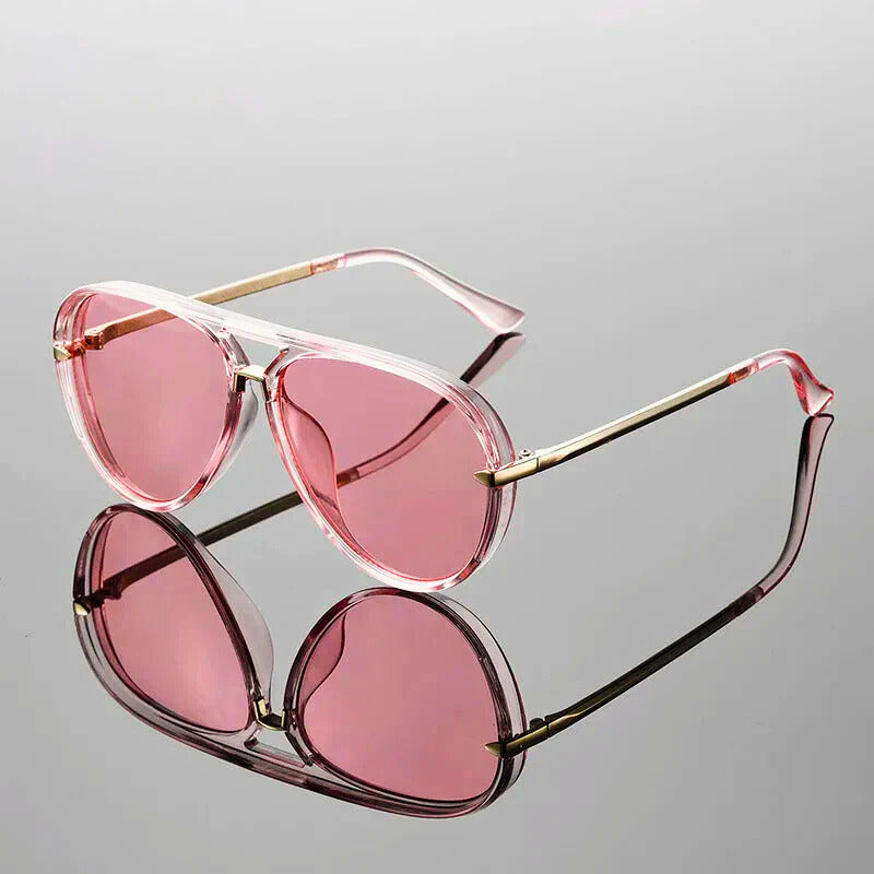 Unisex Double Bridge Aviator Sunglasses | Stylish Lightweight All-Season Eyewear 2
