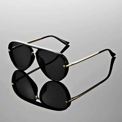 Unisex Double Bridge Aviator Sunglasses | Stylish Lightweight All-Season Eyewear 3