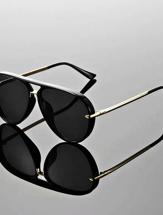 Unisex Double Bridge Aviator Sunglasses | Stylish Lightweight All-Season Eyewear 3
