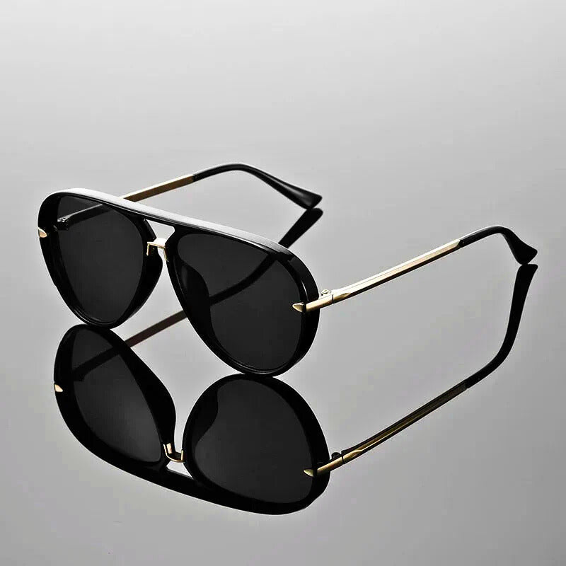 Unisex Double Bridge Aviator Sunglasses | Stylish Lightweight All-Season Eyewear 3