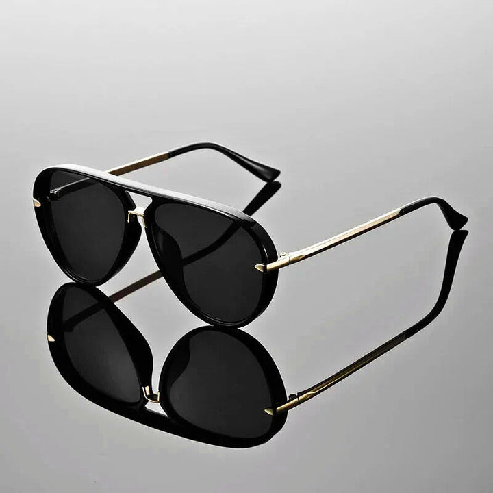 Unisex Double Bridge Aviator Sunglasses | Stylish Lightweight All-Season Eyewear 3
