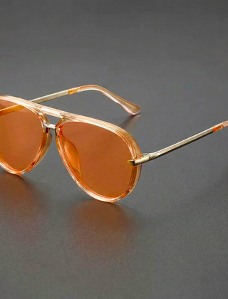 Unisex Double Bridge Aviator Sunglasses | Stylish Lightweight All-Season Eyewear 4