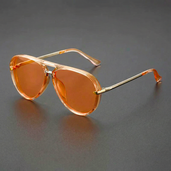Unisex Double Bridge Aviator Sunglasses | Stylish Lightweight All-Season Eyewear 4