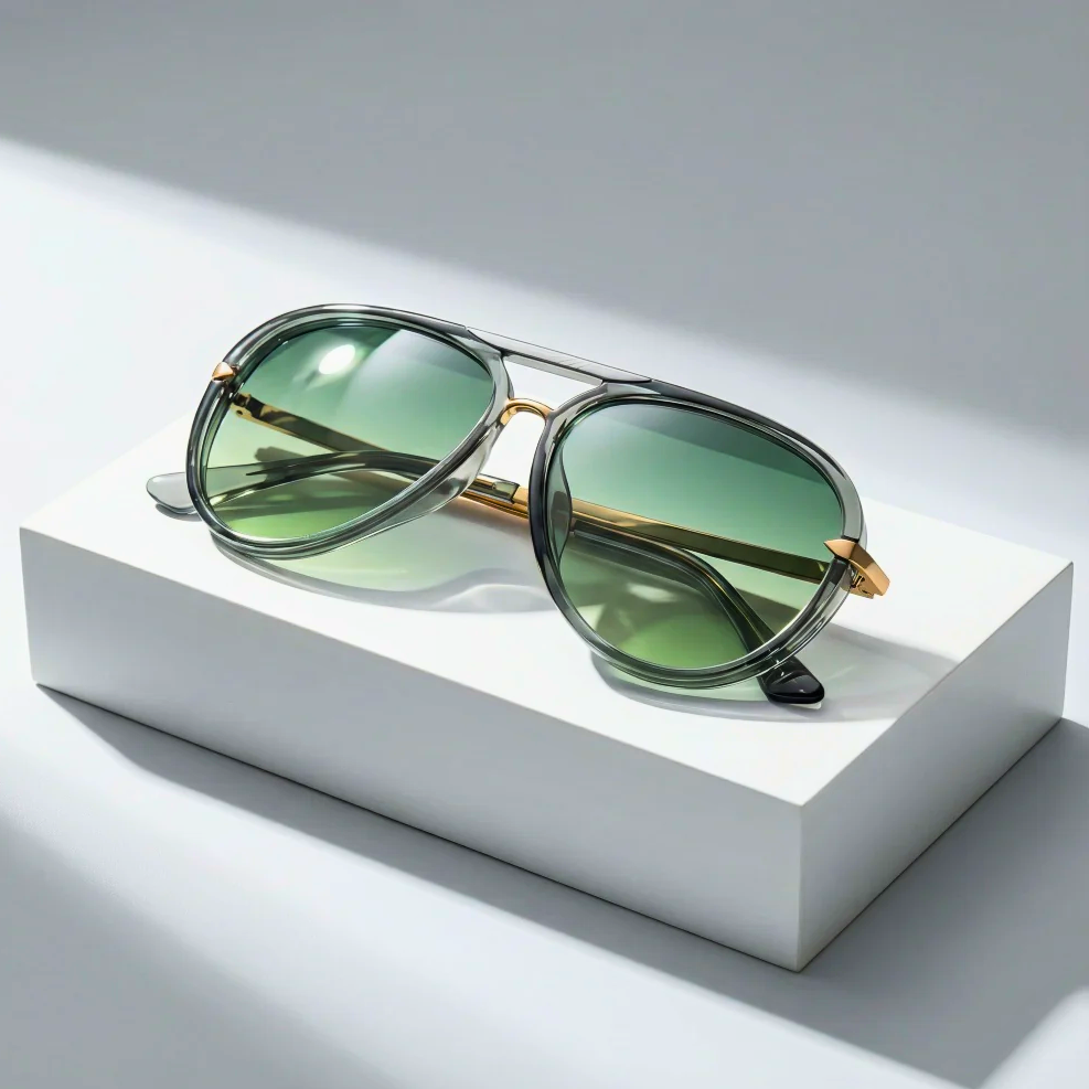 Unisex Double Bridge Aviator Sunglasses | Stylish Lightweight All-Season Eyewear 5